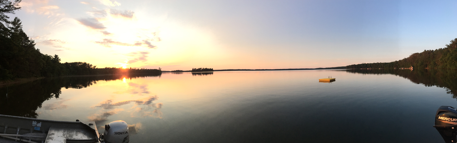 Trout Lake at sunset